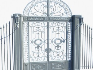 ornamental gate 3D 模型