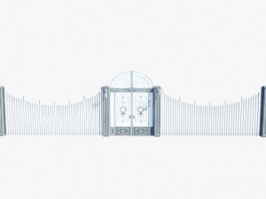 ornamental gate 3D 模型