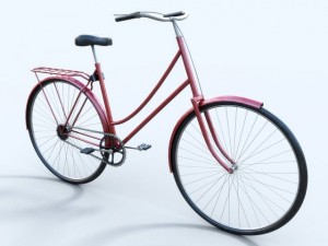 old bicycle 3D मॉडल