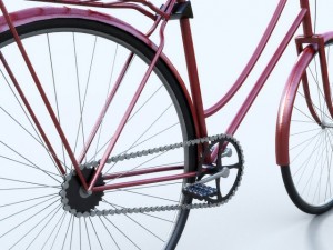 old bicycle 3D मॉडल