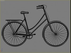 old bicycle 3D मॉडल