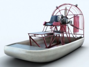 airboat 3D Modell