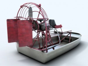 airboat 3D Modell