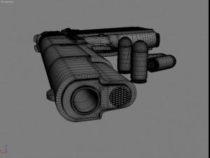 colt 1911 bullets 3Dモデル