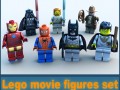 lego movie figures set Model 3D