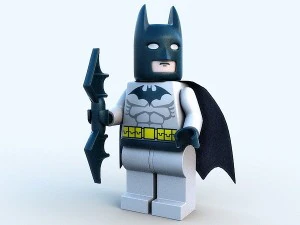 lego movie figures set 3D Model