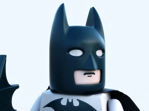 lego movie figures set 3D Model
