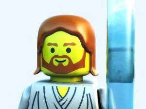 lego movie figures set 3D Model