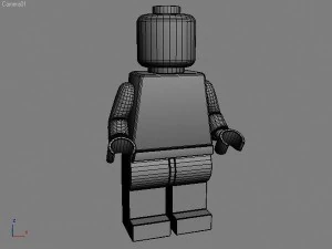 lego movie figures set 3D Model