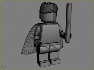 lego movie figures set 3D Model