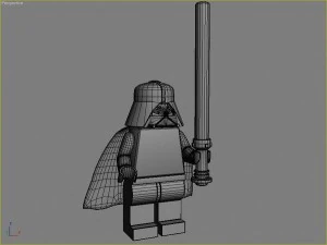 lego movie figures set 3D Model