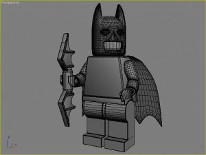 lego movie figures set 3D Model