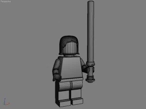 lego movie figures set 3D Model