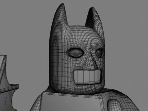 lego movie figures set 3D Model