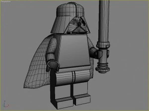 lego movie figures set 3D Model