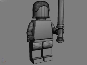 lego movie figures set 3D Model