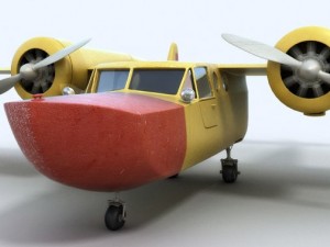conwing l-16 seaduck Modelo 3D