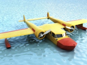 conwing l-16 seaduck Modelo 3D