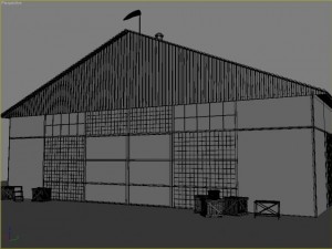 hangar Model 3D