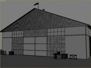 hangar 3D Model