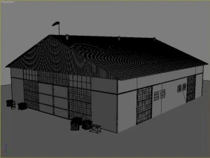 hangar 3D Model