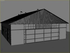 hangar 3D Model