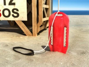 lifeguard tower 1 3D Model