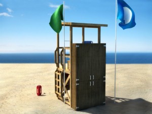 lifeguard tower 1 3D 模型