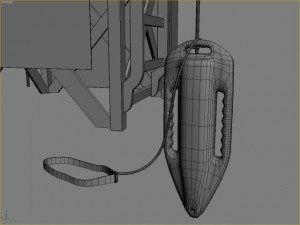 lifeguard tower 1 3D 模型