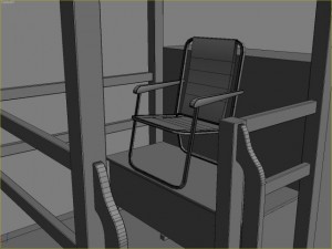 lifeguard tower 1 3D 模型