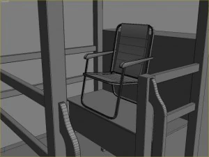 lifeguard tower 1 3D Model