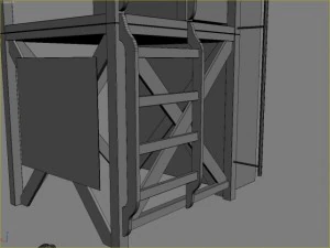 lifeguard tower 1 3D Model