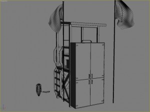 lifeguard tower 1 3D 模型