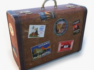 old big suitcase 3Dモデル