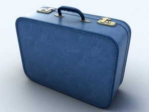 old big suitcases 2 colors 3Dモデル