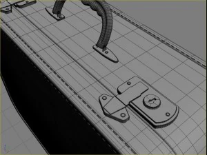 old big suitcases 2 colors 3D Model