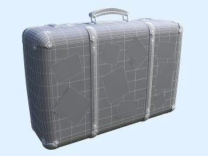 old suitcases 2 colors 3D Model