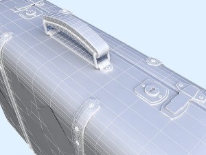 old suitcases 2 colors Modelo 3D