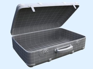 old suitcases 2 colors Modelo 3D