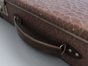 old briefcase Modelo 3D