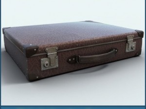 old briefcase Modelo 3D