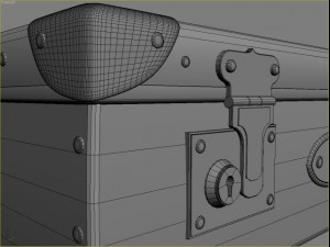 old briefcase Modelo 3D