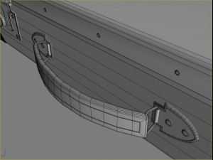 old briefcase Modelo 3D