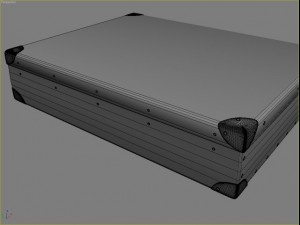 old briefcase Modelo 3D