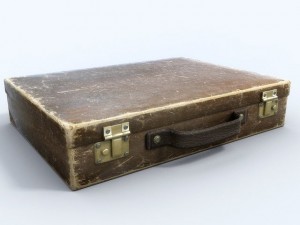 old briefcase 3D 모델