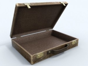 old briefcase 3D 모델