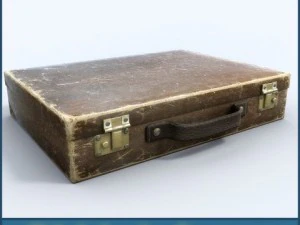 vecchia valigetta Modello 3D
