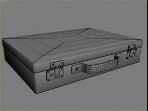 old briefcase 3D 모델