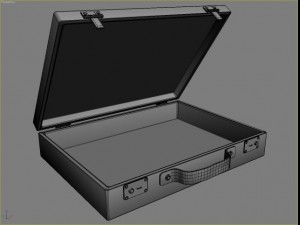 old briefcase 3D 모델