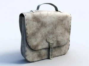 vecchia borsa da lavoro Modello 3D